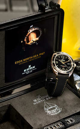 Часы Edox North Sea 1967 Date Automatic 80118 BRN N67