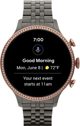 Смарт-годинник Fossil Gen 6 Gunmetal Stainless Steel (FTW6078)