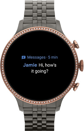 Смарт-годинник Fossil Gen 6 Gunmetal Stainless Steel (FTW6078)