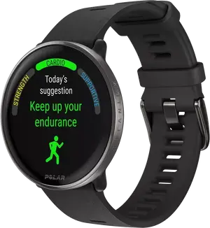 Смарт-годинник Polar Ignite 3 Titanium Black S-L (900110027)