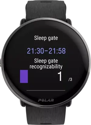 Смарт-годинник Polar Ignite 3 Titanium Black S-L (900110027)