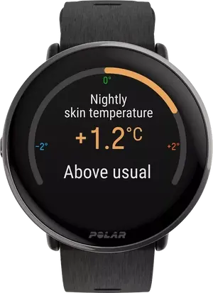 Смарт-годинник Polar Ignite 3 Titanium Black S-L (900110027)