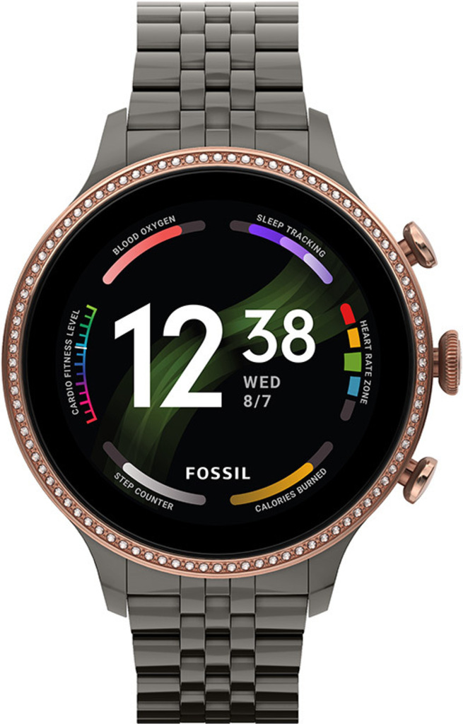 Смарт-годинник Fossil Gen 6 Gunmetal Stainless Steel (FTW6078)