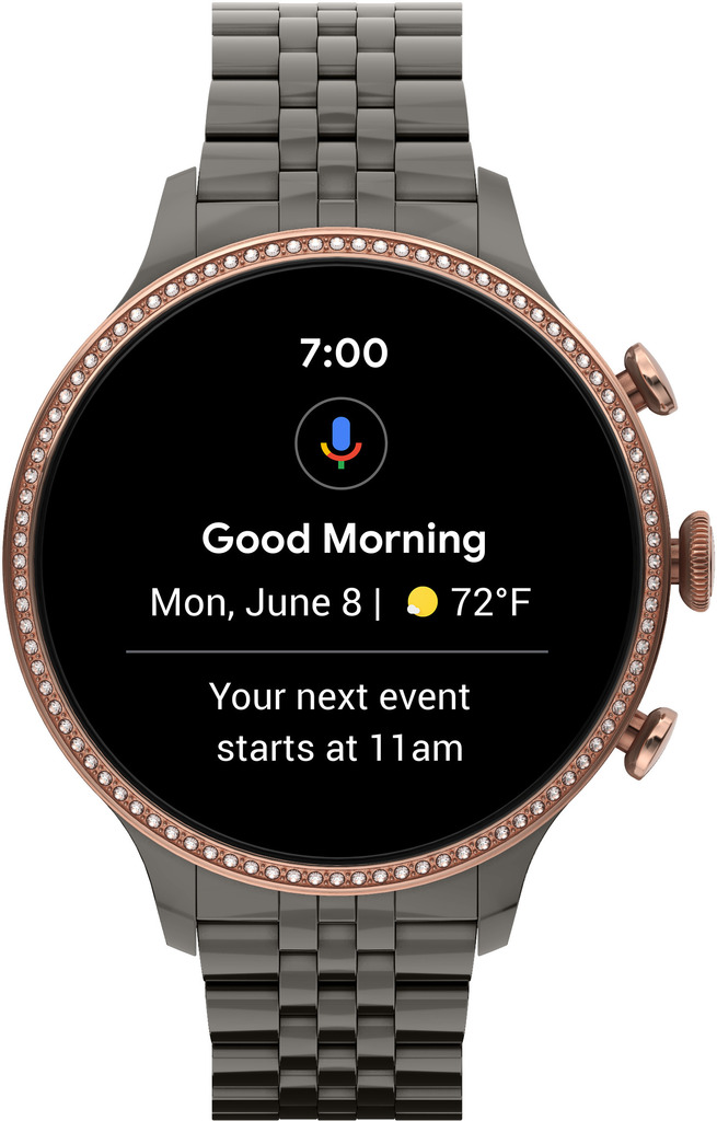 Смарт-годинник Fossil Gen 6 Gunmetal Stainless Steel (FTW6078)