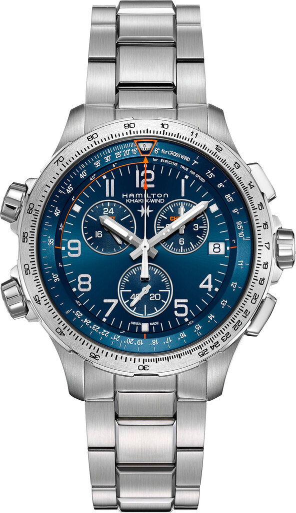 

Часы Hamilton Khaki Aviation X-Wind GMT Chrono Quartz H77922141, H77922141