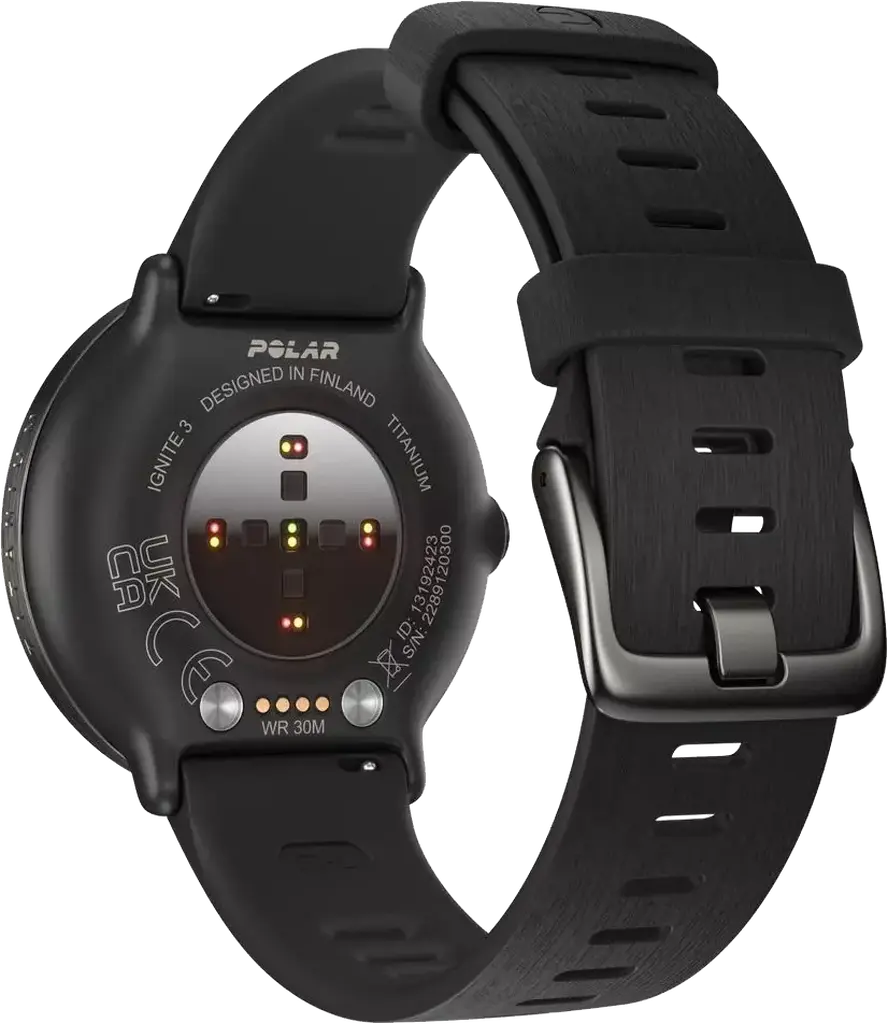 Смарт-годинник Polar Ignite 3 Titanium Black S-L (900110027)